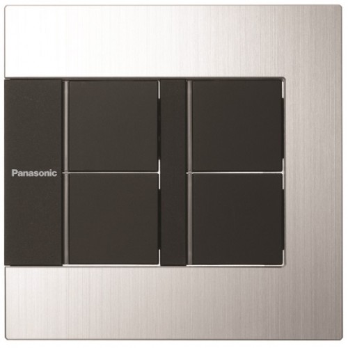 Bộ 4 công tắc WTEG54562S-1-G màu đen dòng Gen-X Panasonic