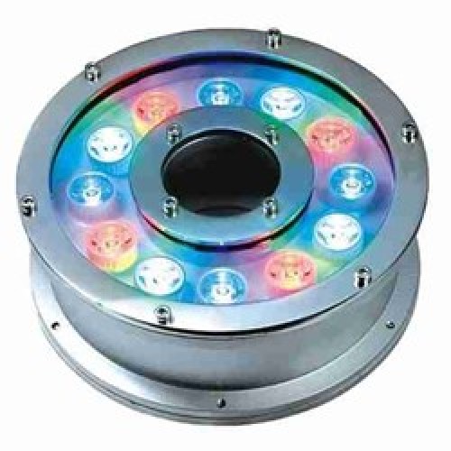 Đèn LED âm nước âm sàn dạng bánh xe 6W RGB