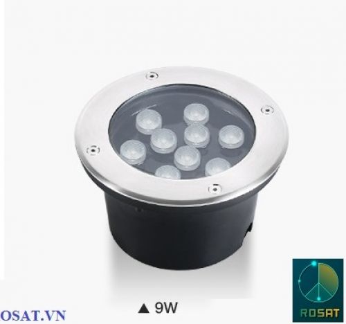 Đèn LED âm đất 9W dạng tròn