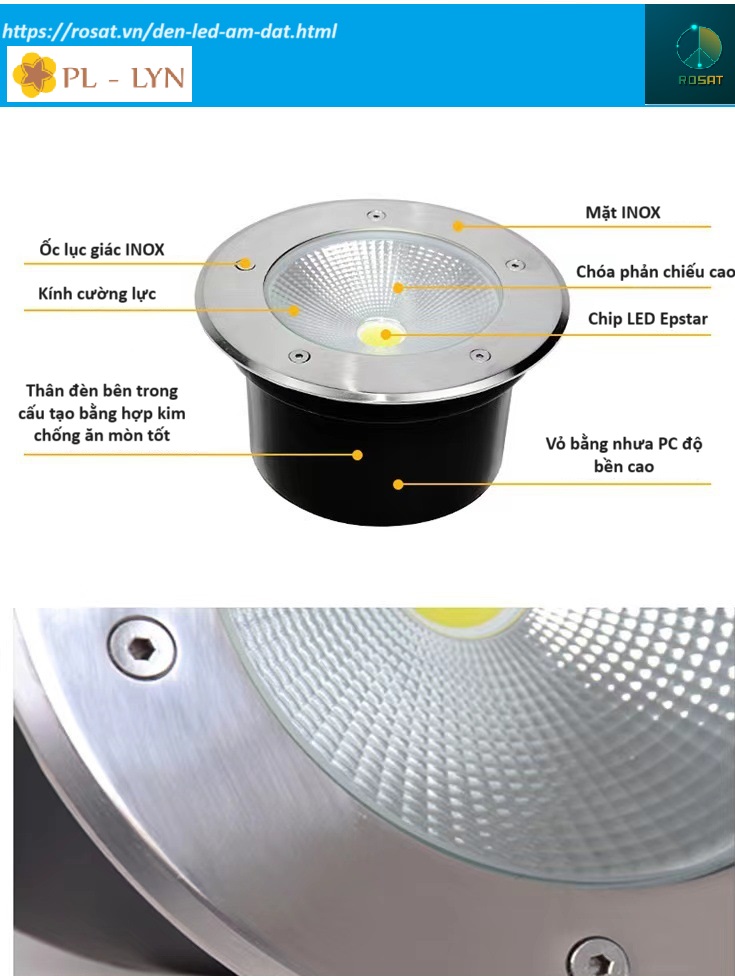 den am nuoc 10w chip led Epstar