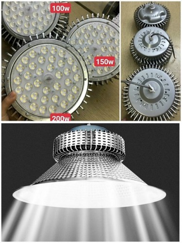 Đèn LED công xưởng cao áp 150W sử dụng điện 220VAC