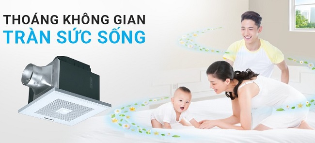 Quạt hút quạt thông gió gắn âm trần Panasonic